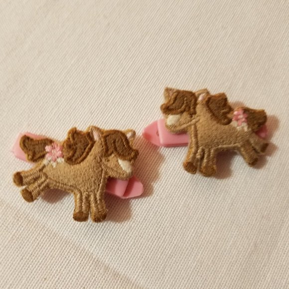 Gymboree Pony Ranch Hair Clips VGUC. - Picture 2 of 3